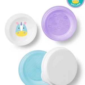 Zoo Kaydırmaz Kase Seti Unicorn 4 Parça Set