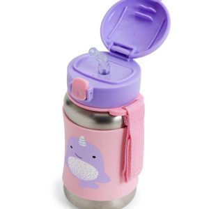 Zoo Paslanmaz Çelik Pipetli Suluk Narwha