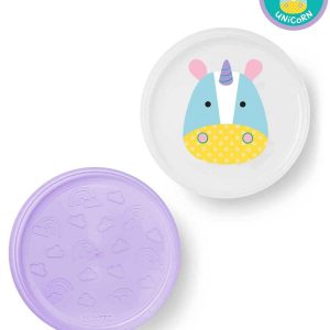 Zoo Kaydırmaz Tabak Seti Unicorn 2'li Set