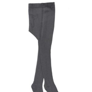 Gri Külotlu Organik Pamuk Bebek ve Çocuk Çorap