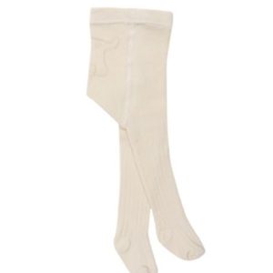 Krem Külotlu Organik Pamuk Bebek ve Çocuk Çorap