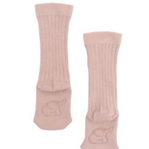 Pembe Diz Altı Kısa Organik Pamuk Bebek ve Çocuk Çorap