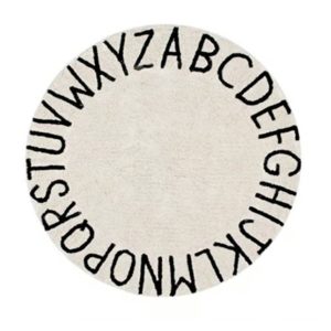 Round ABC Natural-Siyah