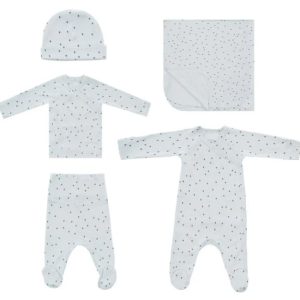 Yenidoğan Modal Kumaş Hastane Çıkışı 5li Set